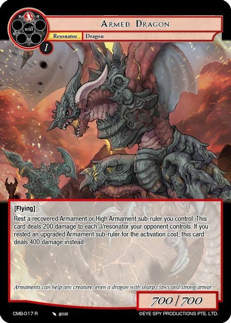 Armed Dragon Card Front