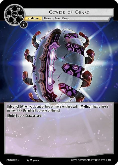 Cowrie of Gears Card Front