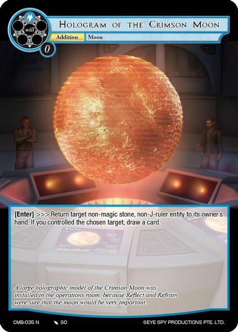 Hologram of the Crimson Moon Card Front