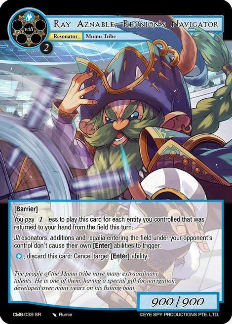 Ray Aznable, Reunion's Navigator Card Front