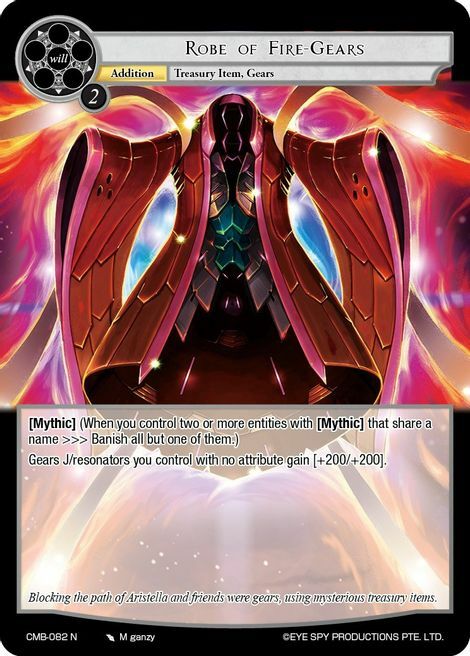 Robe of Fire-Gears Card Front