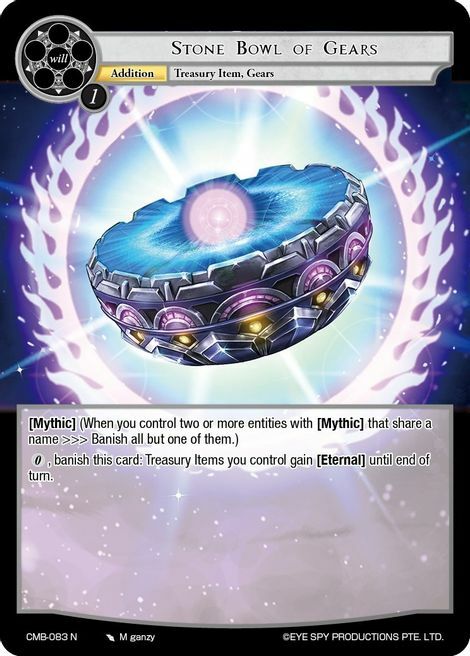 Stone Bowl of Gears Card Front