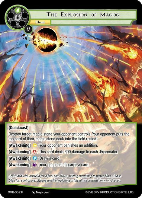 The Explosion of Magog Card Front