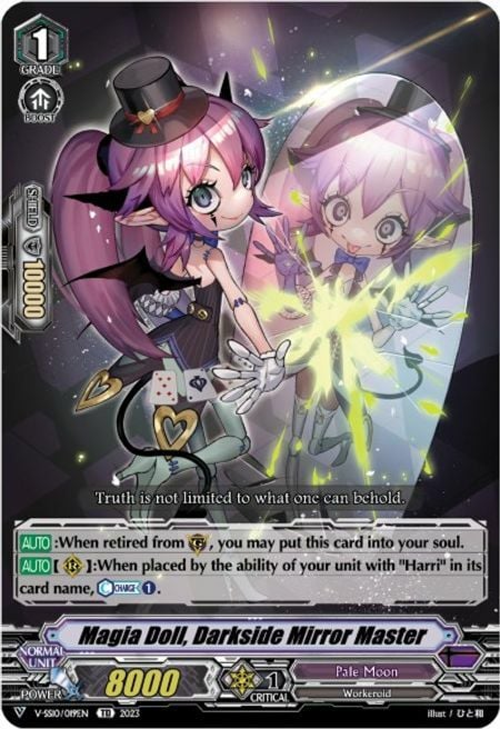 Magia Doll, Darkside Mirror Master [V Format] Card Front
