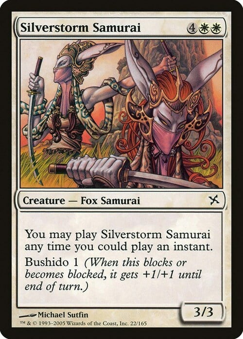 Silverstorm Samurai Card Front