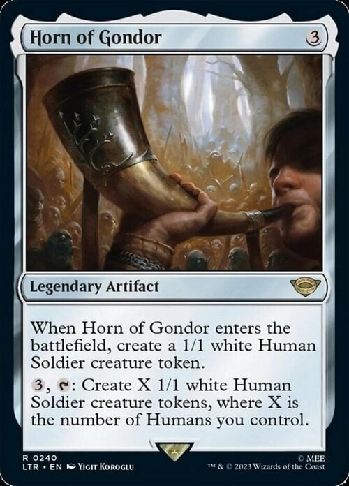 Horn of Gondor Card Front