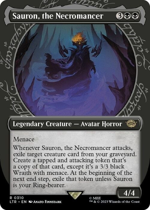 Sauron, the Necromancer Card Front