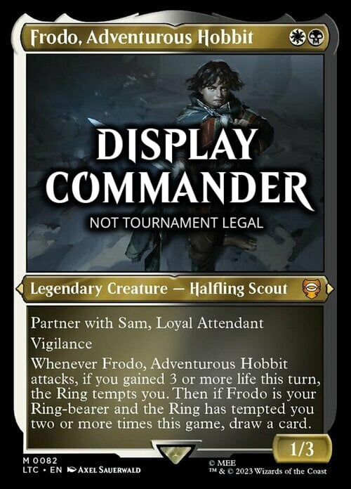 Frodo, Hobbit Avventuroso Card Front