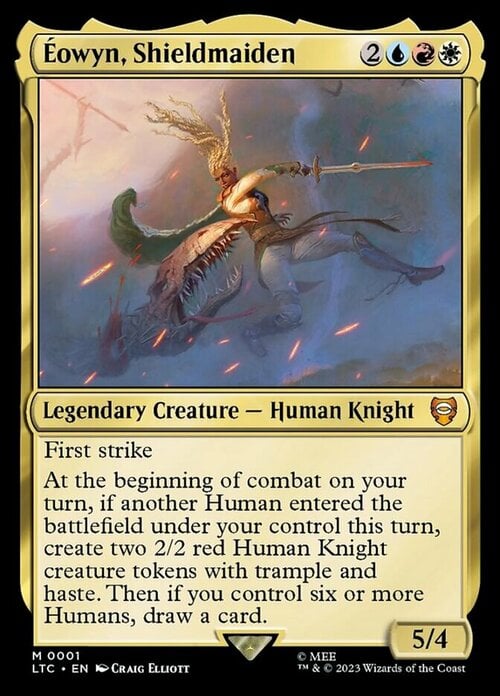 Éowyn, Shieldmaiden Card Front