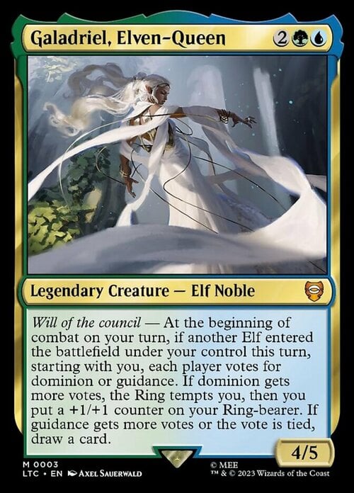 Galadriel, Elven-Queen Card Front