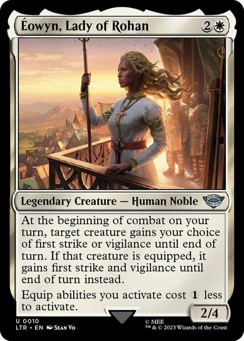 Éowyn, Signora di Rohan Card Front