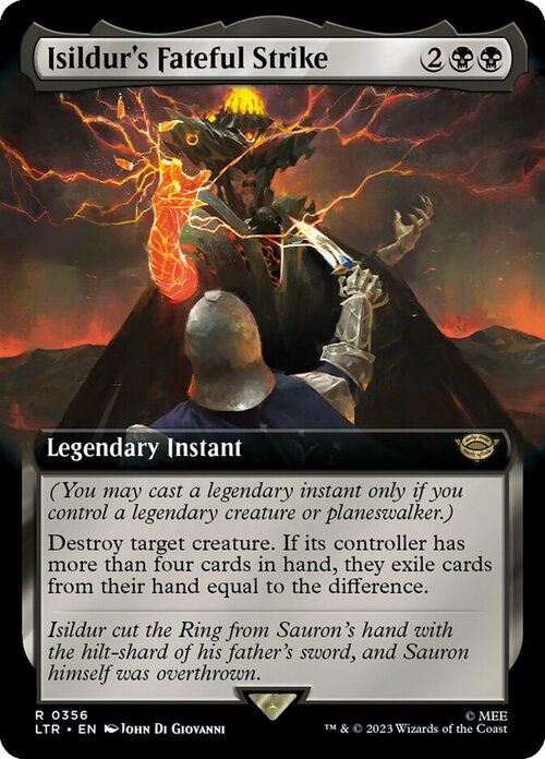 Isildur's Fateful Strike Card Front