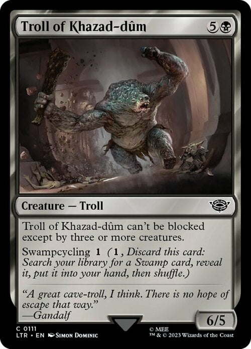 Troll di Khazad-dûm Card Front