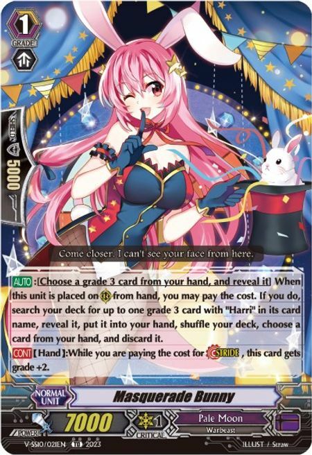 Masquerade Bunny [G Format] Frente