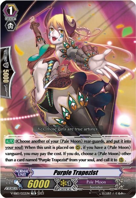 Purple Trapezist Frente