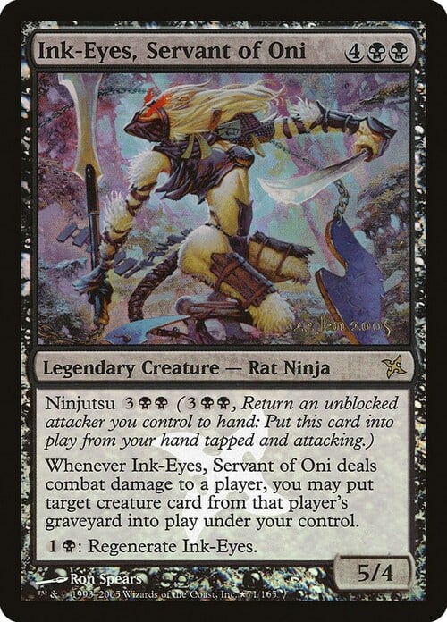 Ink-Eyes, Servant of Oni Card Front
