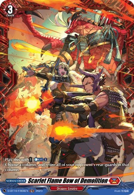 Scarlet Flame Bow of Demolition Card Front