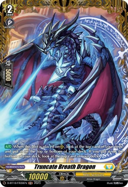 Truncate Breath Dragon Card Front