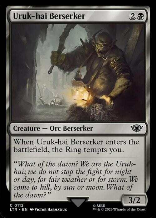 Uruk-hai Berserker Card Front