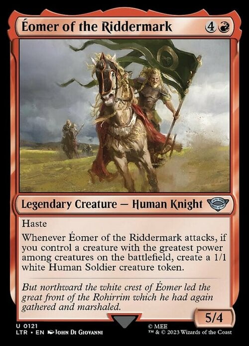Éomer of the Riddermark Card Front