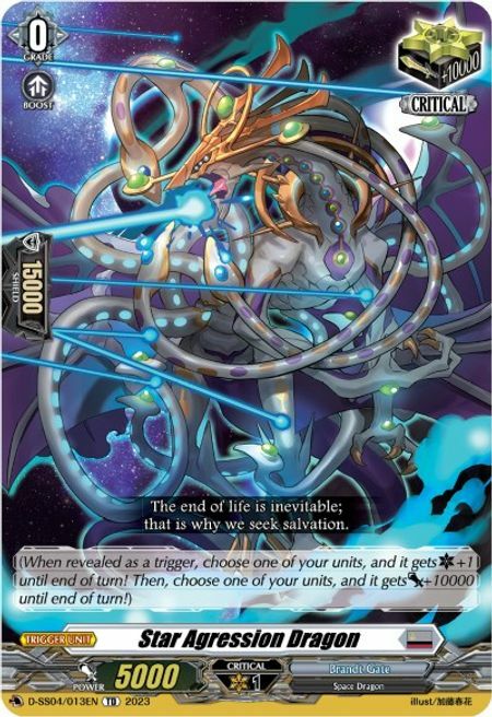 Star Agression Dragon Card Front