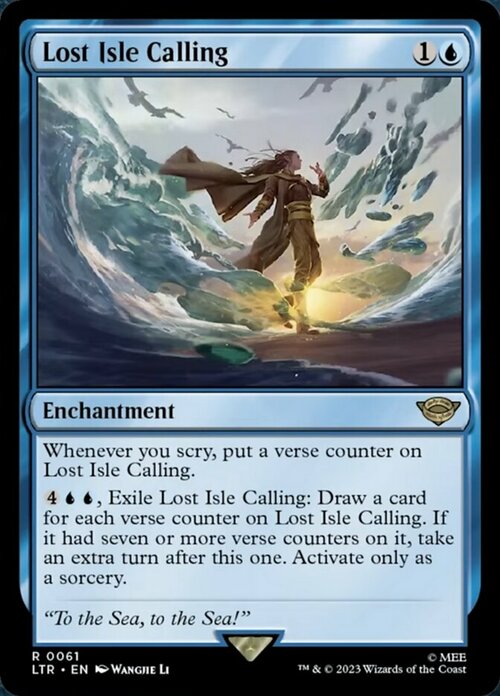 Lost Isle Calling Card Front