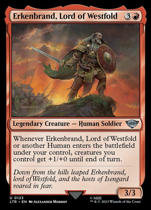 Erkenbrand, Signore dell'Ovestfalda Card Front