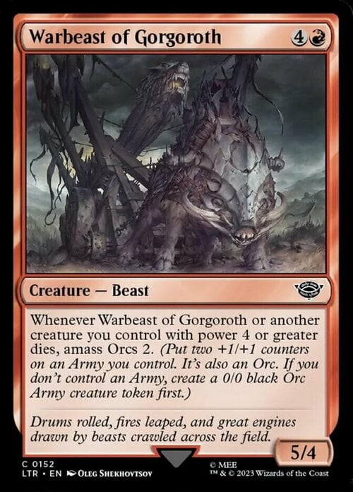Warbeast of Gorgoroth Card Front