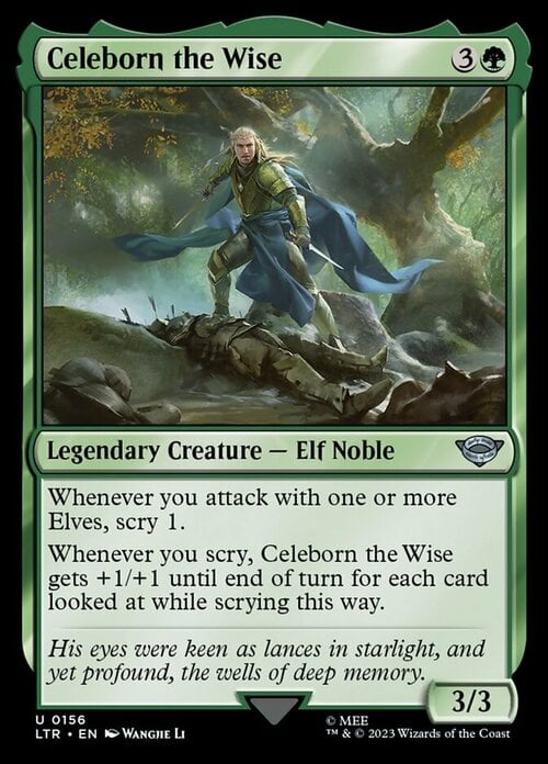 Celeborn the Wise Card Front