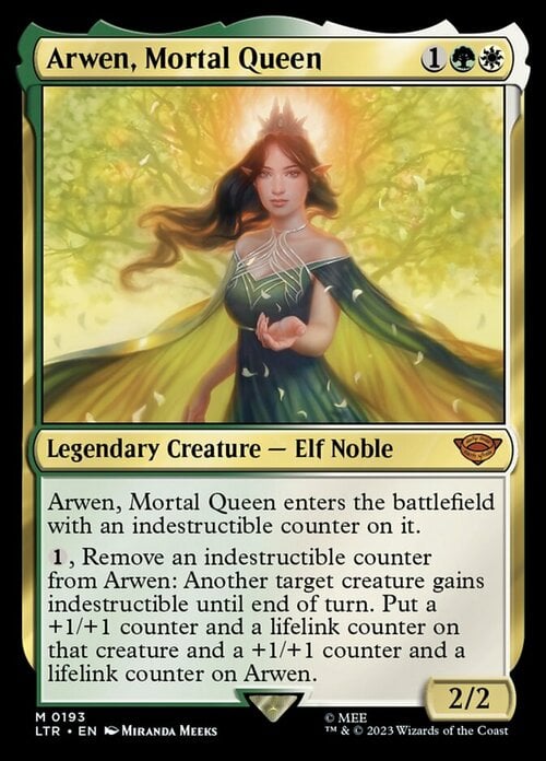 Arwen, Mortal Queen Card Front