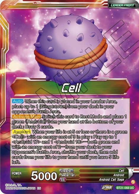 Cell // Cell, The Greatest Threat to Mankind Card Front