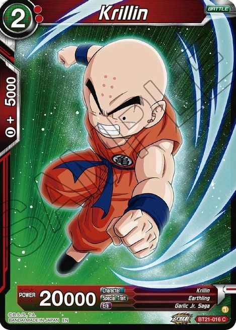 Krillin Card Front