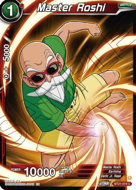 Master Roshi Card Front