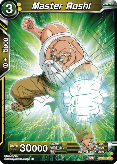 Master Roshi Card Front