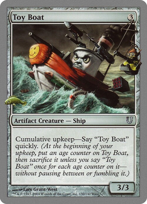 Toy Boat Card Front