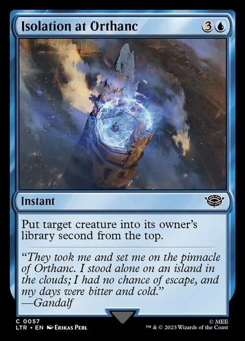 Isolation at Orthanc Card Front