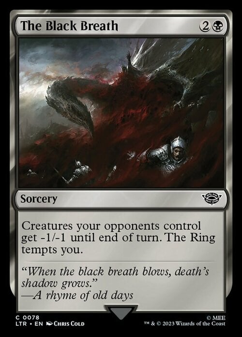 The Black Breath Card Front
