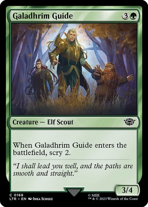 Galadhrim Guide Card Front