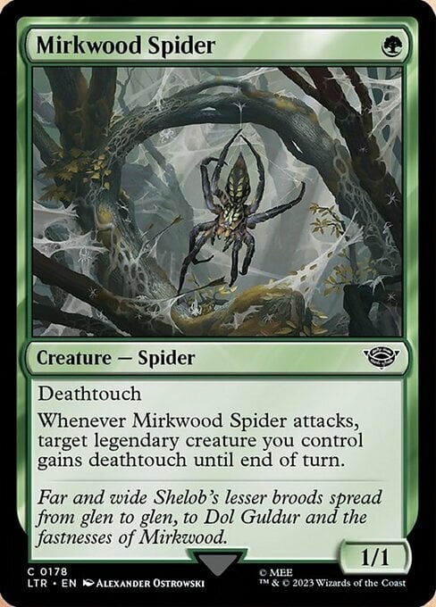 Mirkwood Spider Card Front