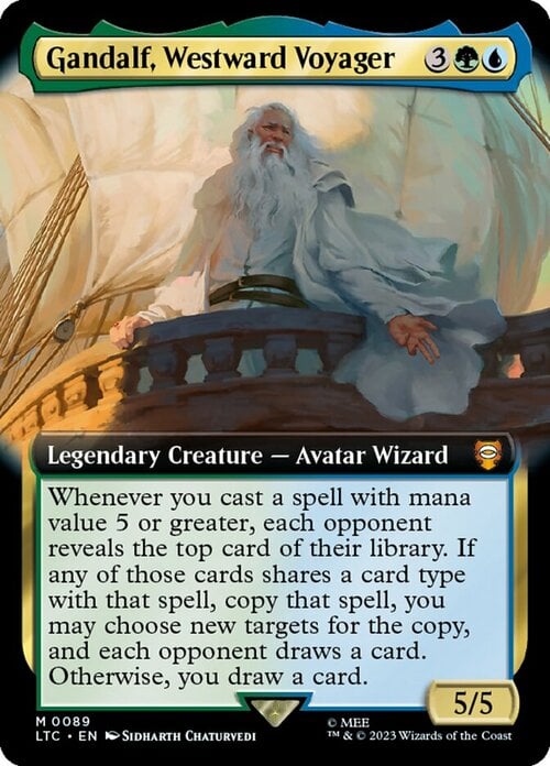 Gandalf, Westward Voyager Card Front