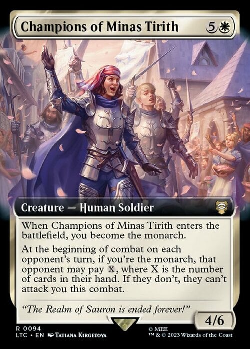 Campioni di Minas Tirith Card Front