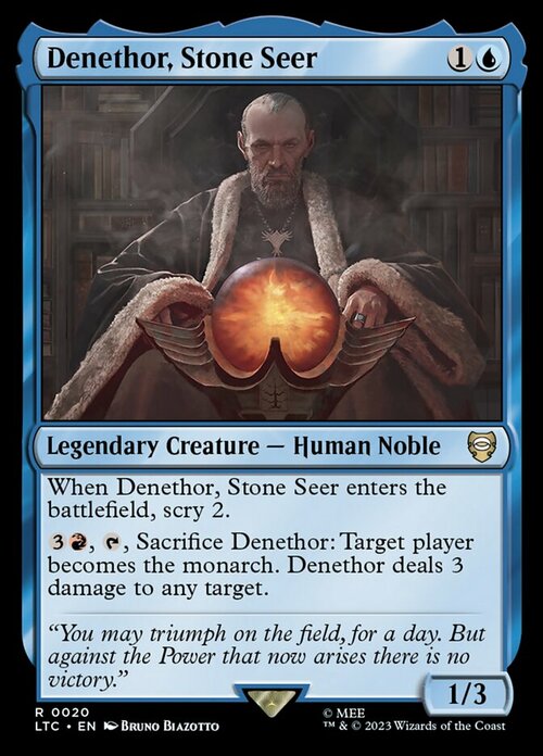 Denethor, Stone Seer Card Front
