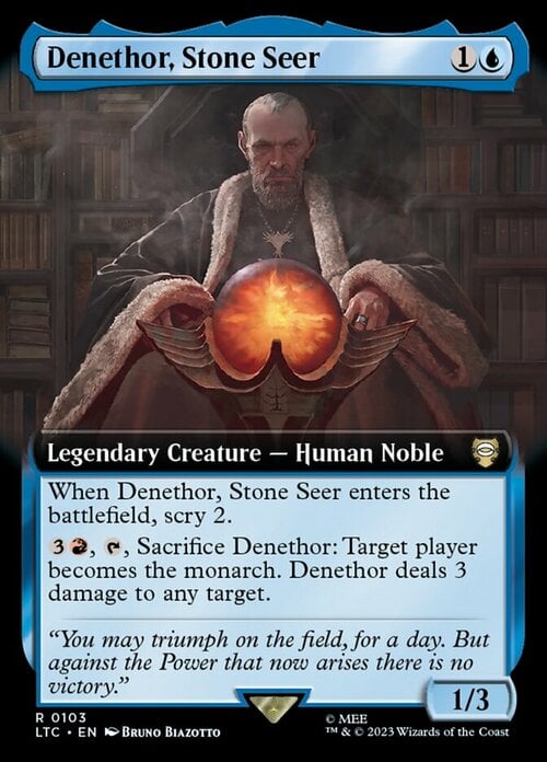 Denethor, Stone Seer Card Front