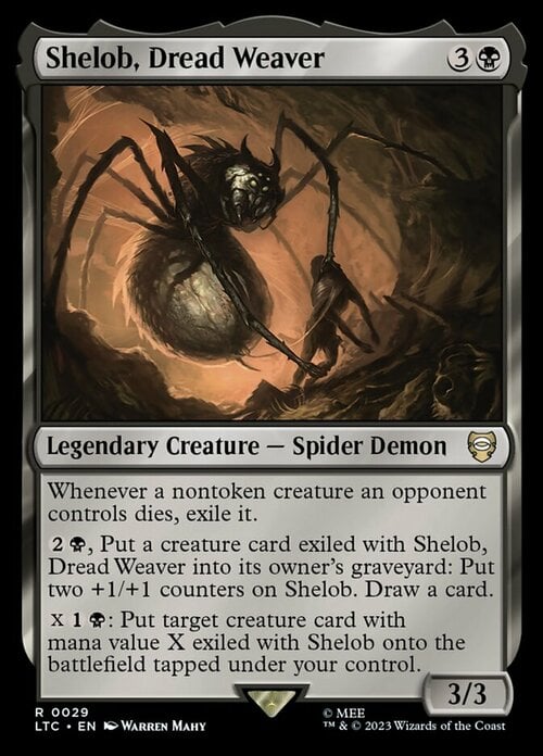 Shelob, Dread Weaver Card Front