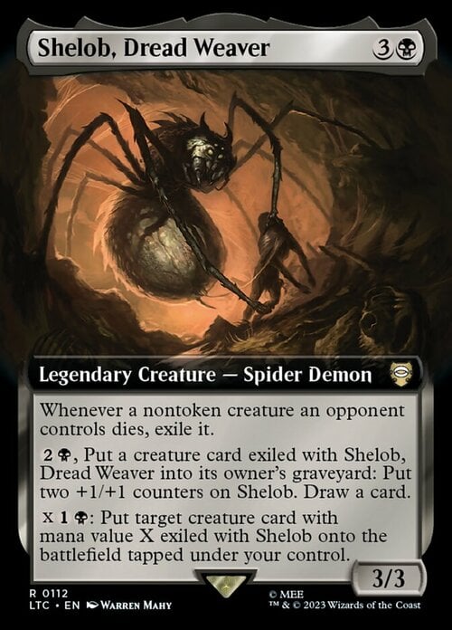 Shelob, Dread Weaver Card Front