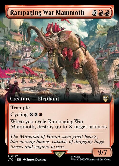 Rampaging War Mammoth Card Front