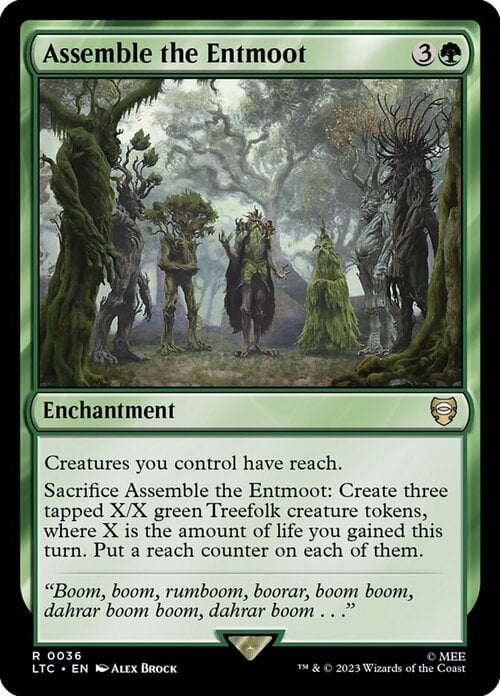 Assemble the Entmoot Card Front