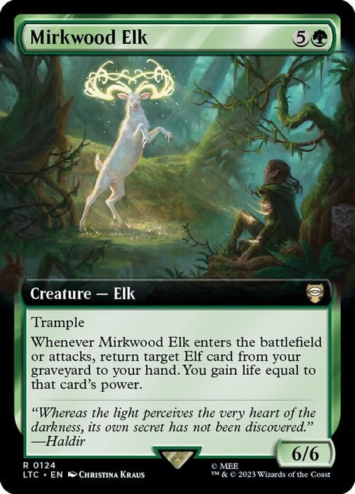 Mirkwood Elk Card Front