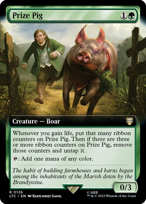 Prize Pig Card Front
