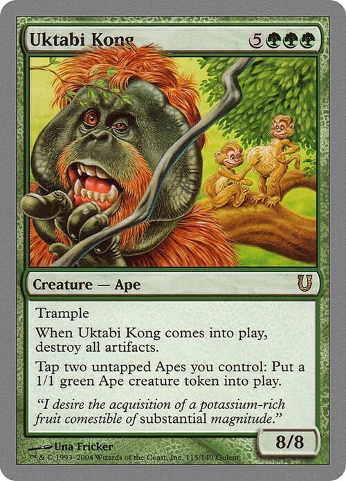 Uktabi Kong Card Front
